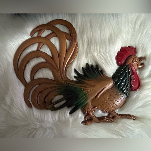 Vintage Midwest Metal Roosters Wall Decor - Picture 4 of 15